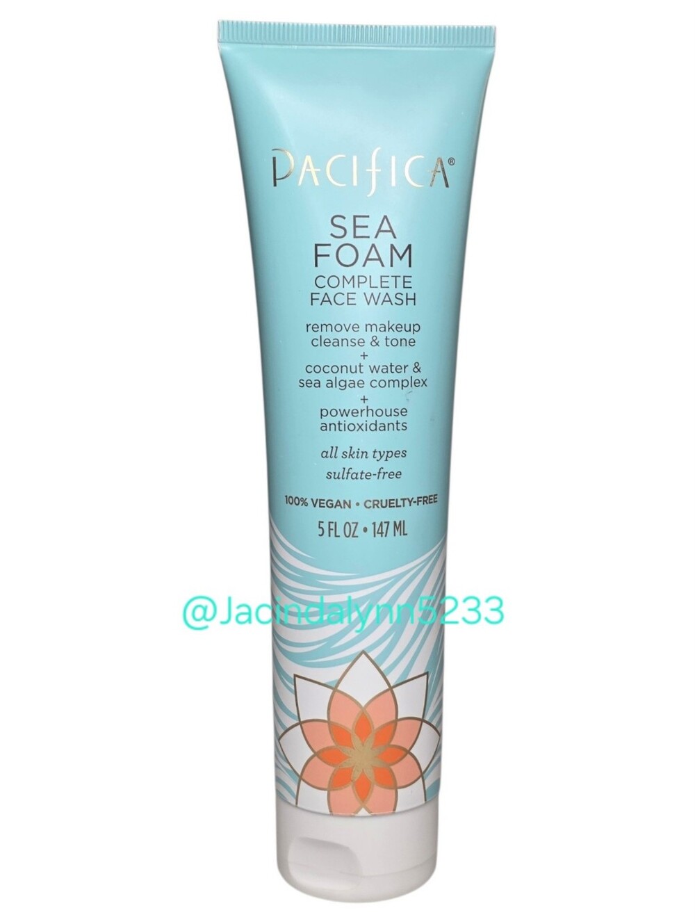 Pacifica Sea Foam Complete Face Wash Foaming Facial Cleanser Vegan Skincare